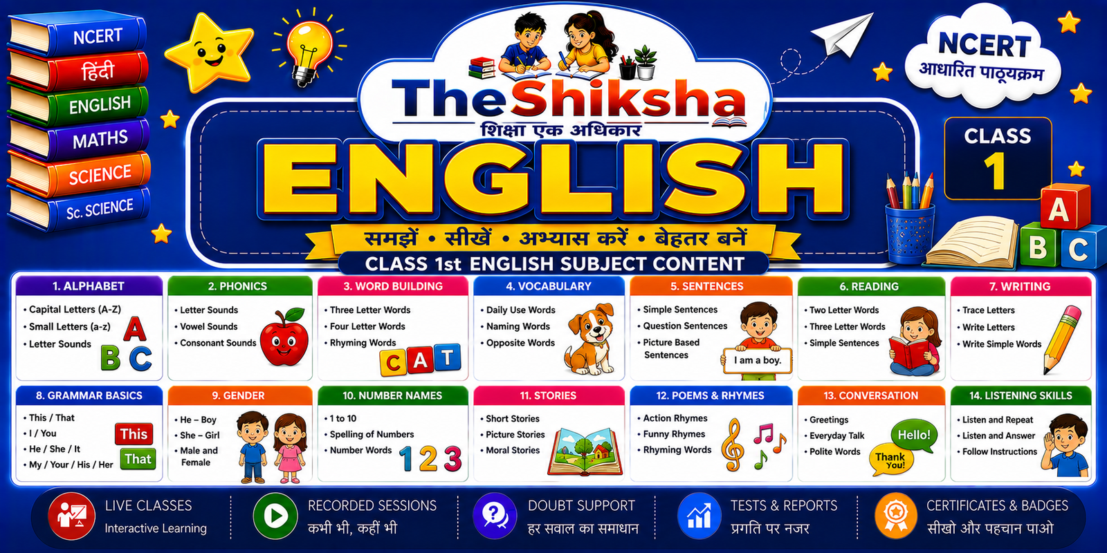 English – Class 1