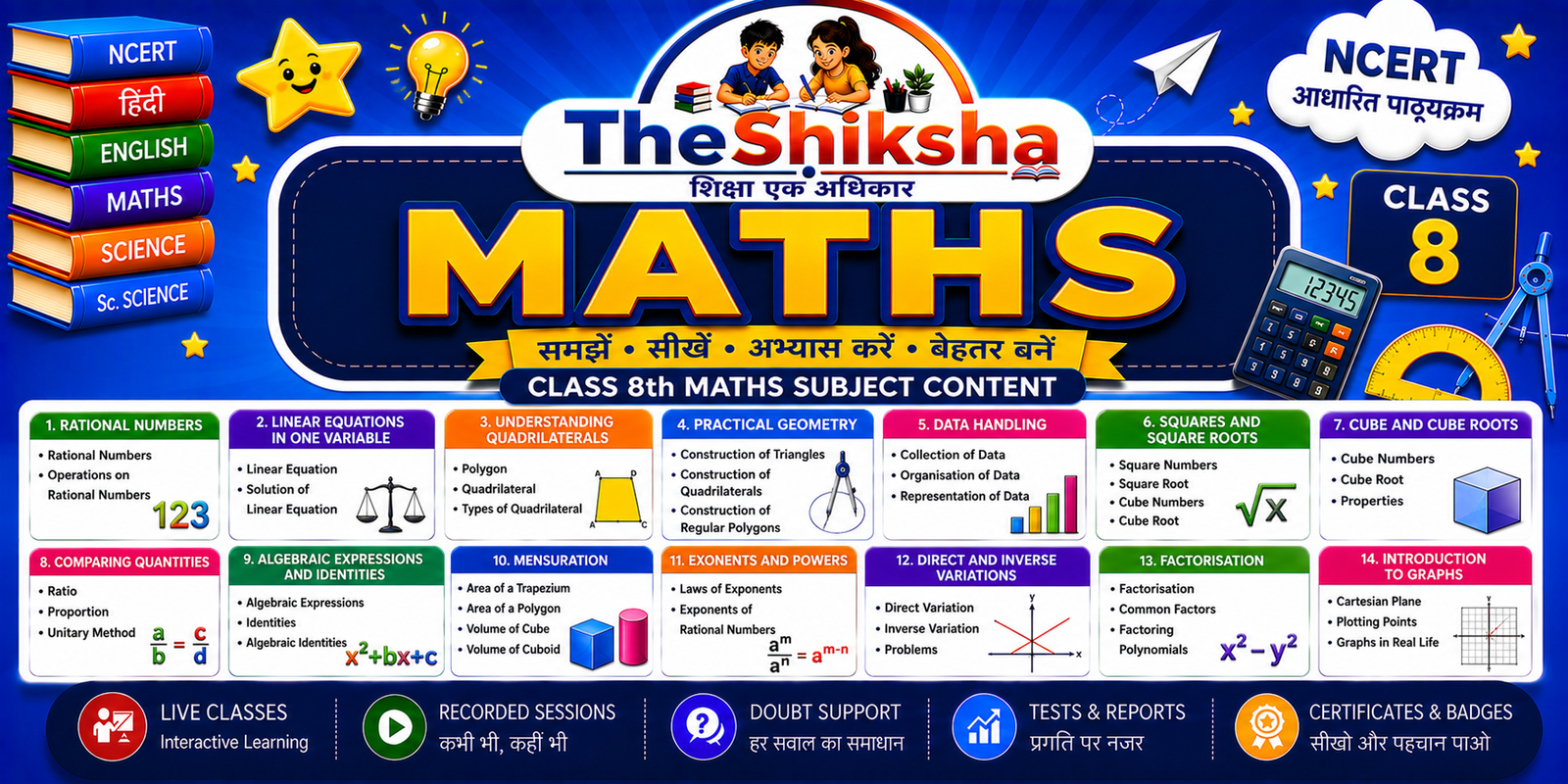 Maths Class-8